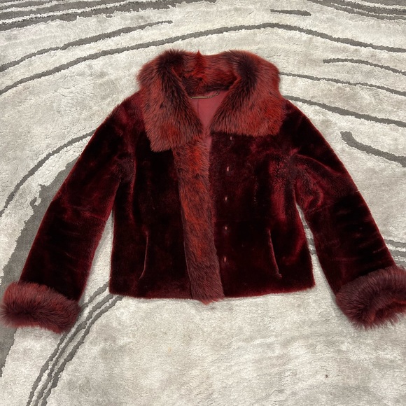 Viaveneto  Lamb  Sherling  reversible, stylish coat🔥 - Picture 5 of 16